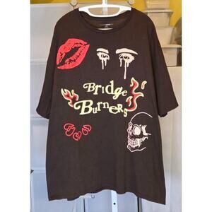 Fashion Nova Men Bridge Burners You Make Me Smile Tee T-Shirt 3XL Brown